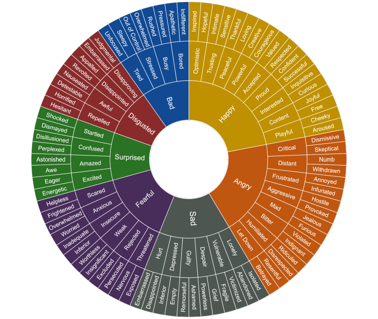 emotions wheel